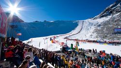 Skiweltcup am Rettenabchgletscher